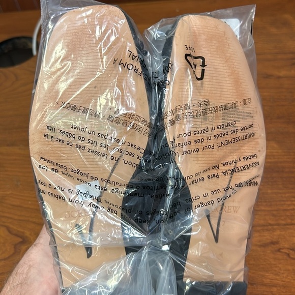 Used J Crew Quinn embellished removable ankle-strap ballet flats CE804 - Picture 5 of 5